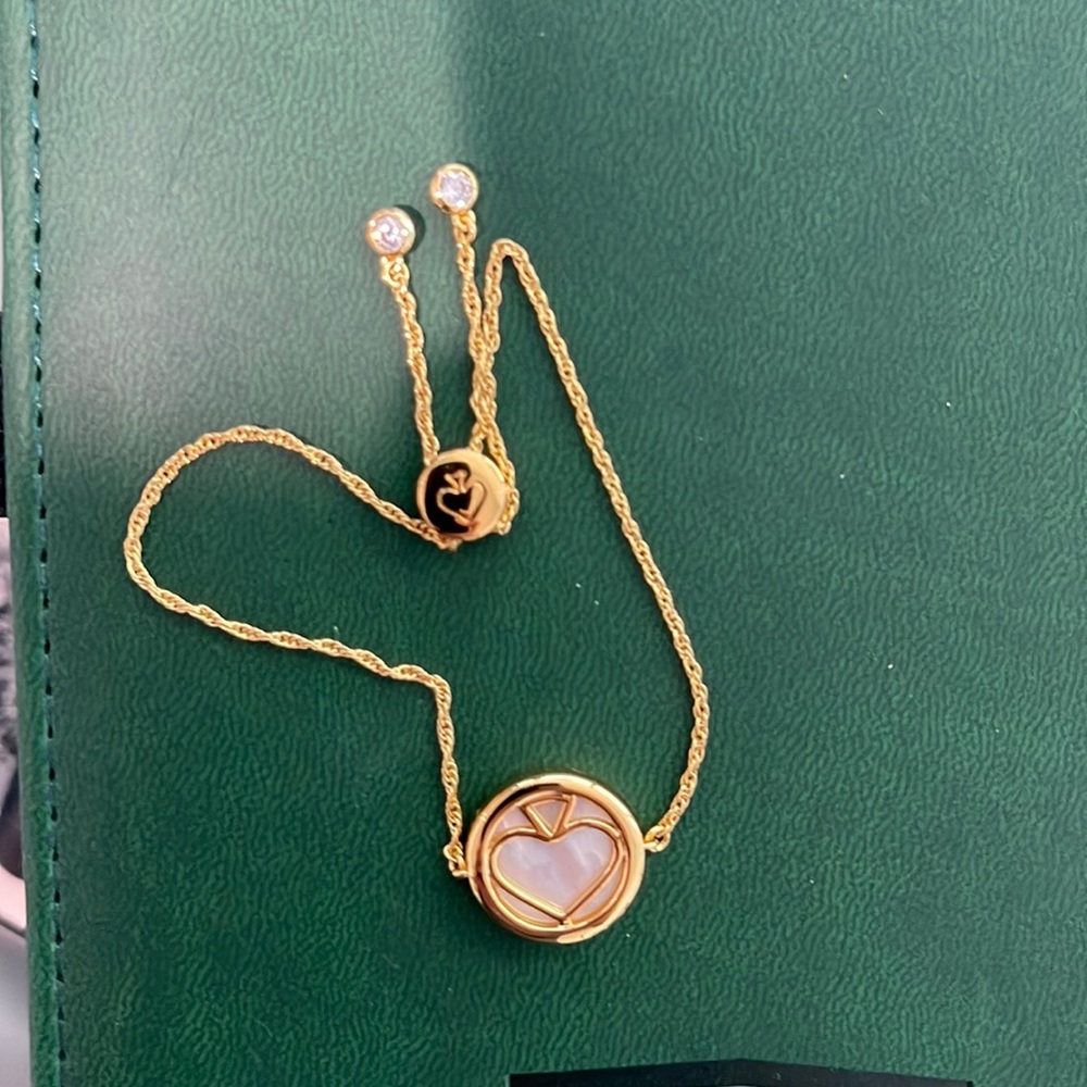 Kate Spade gold chain adjusting bracelet